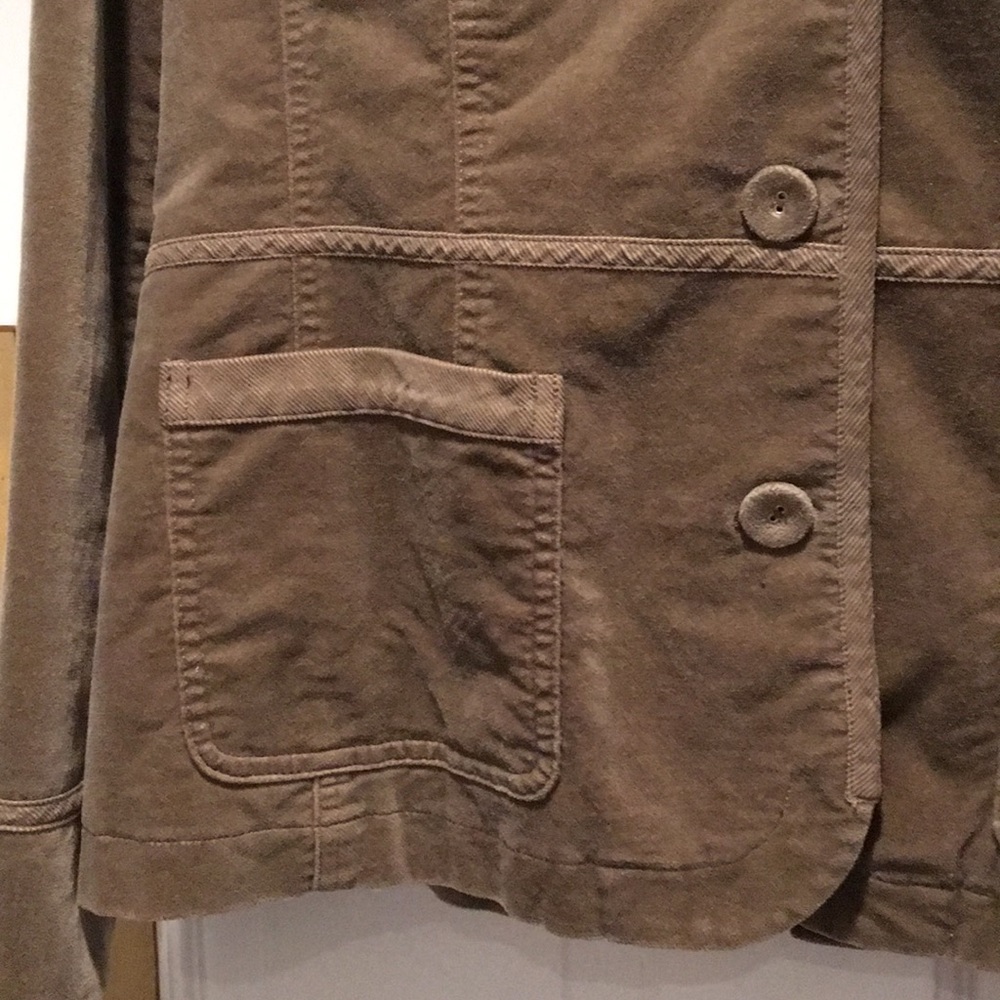 Vintage Laura Ashley Soft, Dark Khaki Jacket - Picture 3 of 8